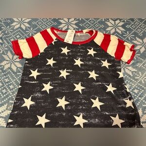 NWT Patriotic Stars and Stripes Shirt